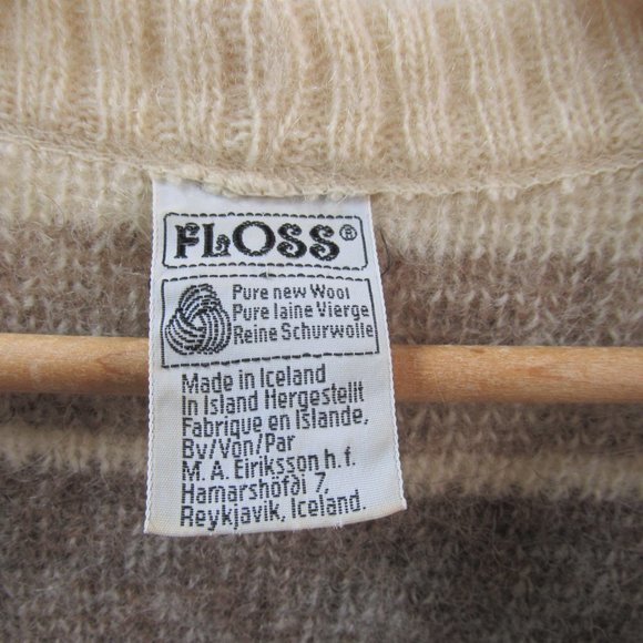 Vintage Iceland Pure Wool Long Cardigan Sweater XXL - Picture 3 of 6